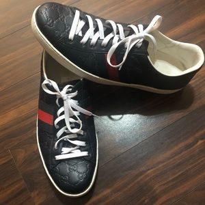 Men’s Ace Gucci Signature Sneaker